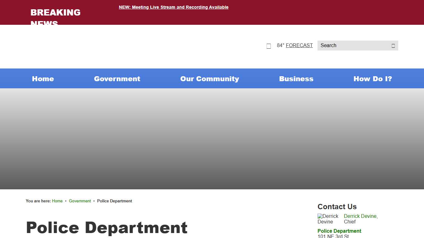 Police Department / Washington, IN